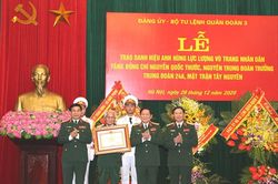 Trung tướng Nguyễn Quốc Thước được phong tặng Anh hùng lực lượng vũ trang