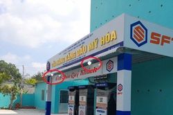 Cận cảnh khu vực bị khám xét ở Vĩnh Long của đường dây buôn xăng giả