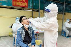 Quận Đống Đa triển khai xét nghiệm Covid-19 cho tân binh chuẩn bị nhập ngũ