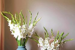 Trổ tài cắm hoa lay ơn theo cách 'vạn người mê' của mẹ 8X
