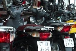 Clip: Cận cảnh hàng trăm xe mô tô biển số cực đẹp ở An Giang