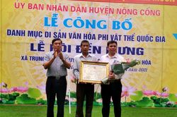Thanh Hóa: Lễ hội Đền Mưng là Di sản văn hóa phi vật thể quốc gia