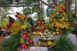 Hội thi trang trí mâm lễ vật dâng cúng Quốc Tổ Hùng Vương