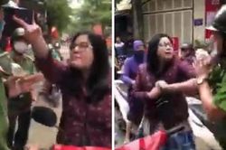 Hà Nội: Điều tra người phụ nữ xưng là 'công an phường', tấn công cảnh sát