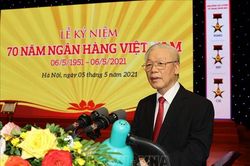 Tổng Bí thư Nguyễn Phú Trọng: Ngành Ngân hàng giữ vai trò huyết mạch của nền kinh tế
