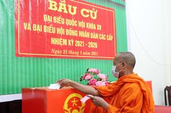 Nhiều địa phương đến trưa 23/5 đã hoàn thành việc bỏ phiếu