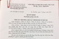 Chi cục THADS yêu cầu giao con cho người mẹ nuôi dưỡng, chăm sóc