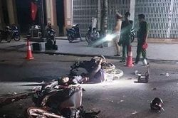 Thanh Hóa: 2 xe máy đấu đầu, 4 người thương vong