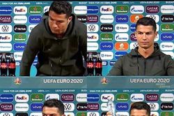 Cristiano Ronaldo bực tức vì thấy chai Coca ở bàn họp báo