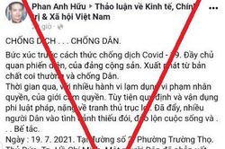 Phản bác thông tin sai sự thật về 'thanh niên tự thiêu do phẫn uất' tại thành phố Thủ Đức