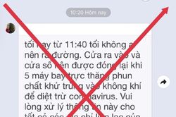 Thông tin TP.HCM dùng 5 trực thăng phun khử khuẩn là sai sự thật