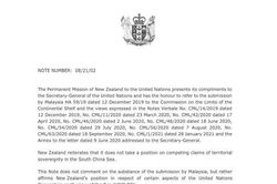 New Zealand lần đầu gửi công hàm tới LHQ, lên tiếng về Biển Đông