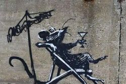 Nghệ sĩ giấu mặt Banksy xác nhận loạt tranh tường mới