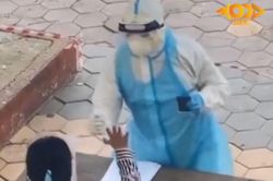 Clip: Khoảnh khắc siêu đáng yêu trong khu cách ly