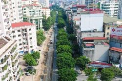 Hà Nội: Xén vỉa hè mở rộng đoạn đường Trần Đăng Ninh