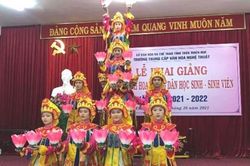 Giáo dục Tin tức giáo dục Trường trung cấp Văn hóa nghệ thuật đón 60 học sinh vào năm học mới