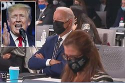 Ông Trump tố Tổng thống Biden ngủ gật khi dự hội nghị COP26
