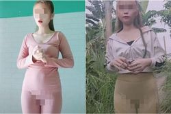 Cố tình mặc quần bó chẽn lộ 'vùng tam giác' để câu view, cô gái có phản ứng 'lạ' khi bị chỉ trích