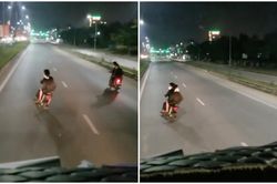 Clip nhóm thanh niên đánh võng, 'đùa giỡn với tử thần' trước đầu xe tải khiến nhiều người ngán ngẩm