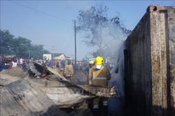 91 người đã tử vong trong vụ cháy nổ xe bồn tại Sierra Leone