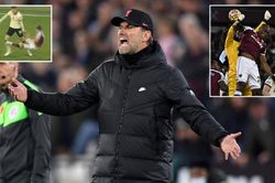 Klopp tức giận trọng tài mờ mắt khiến Liverpool thua West Ham