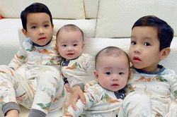 Có mẹ là Hoa hậu Hoàn vũ, hai quý tử nhà Phạm Hương khỏi lo khoản 'lên đồ'