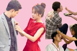Khả Ngân hết ăn cơm chung lại sửa vest cho Thanh Sơn, bảo sao netizen nghi ngờ đang hẹn hò