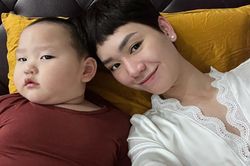 Vẻ đáng yêu của con trai Trà My Idol 2 tuổi, nặng hơn 20kg