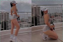 Nữ gymer Vũng Tàu diện đồ tập cũn cỡn gây tranh cãi