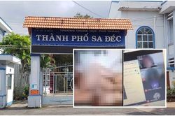 Thầy giáo dạy Toán ở Đồng Tháp để lộ 'ảnh nhạy cảm' của một phụ nữ trong giờ học online