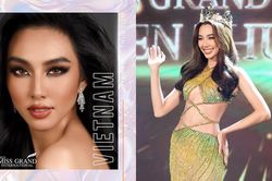Vừa quá cảnh tại Singapore, Thùy Tiên nhận tin vui khi dẫn đầu bình chọn Miss Grand