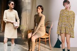 Những kiểu đầm kết hợp ăn ý nhất với boots