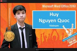 Học sinh Hà Nội giành Huy chương vàng tại cuộc thi Vô địch tin học văn phòng thế giới