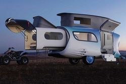 Whale Trailer Cabin - ngôi 'nhà di động' lấy cảm hứng từ cá voi