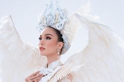 Trang phục dân tộc của đại diện Việt Nam tại Hoa hậu Du lịch Quốc tế 2021