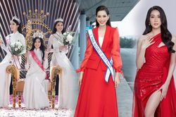 Tròn 1 năm đăng quang: Đỗ Hà đeo sash chinh chiến, Phương Anh đỏ rực với bộ ảnh mới
