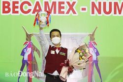 Cơ thủ Nguyễn Như Lê vô địch Giải Billiards Carom 3 băng Bình Dương 2021