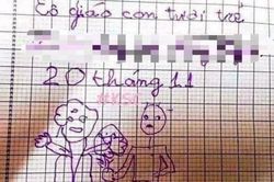 Viết lời chúc tặng giáo viên ngày 20/11, cậu bé tiểu học viết sai 1 từ mà khiến cô e dè không dám nhận