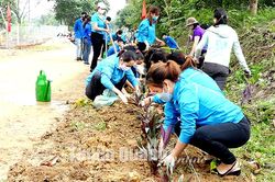 Hội LHTN huyện Hàm Yên ra quân tình nguyện mùa Đông 2021 và Xuân tình nguyện 2022