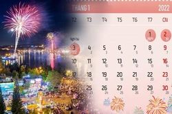 Lịch nghỉ Tết Dương lịch 2022: Người lao động sẽ được nghỉ 3 ngày liên tiếp