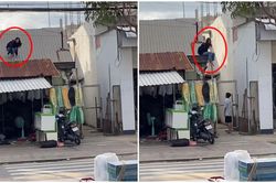 Gái xinh vượt nóc nhà như phim hành động, 'trốn đi chơi' với bạn trai gặp ngay 'bà hàng xóm' quay clip