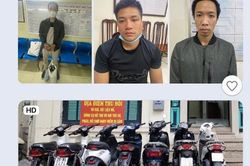Triệt phá ổ nhóm trộm cắp, tiêu thụ xe máy quy mô lớn