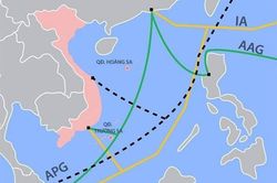 Thêm cáp quang biển APG gặp sự cố