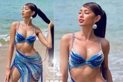 Thùy Tiên diện set đồ nóng bỏng đẹp tựa 'nàng tiên cá' trên bãi biển Phuket
