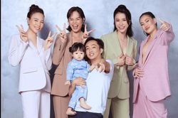 Đàm Thu Trang chia sẻ bộ ảnh 'hội chị em' nhưng sự xuất hiện của Cường Đô La mới 'chiếm spotlight'