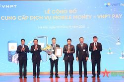 VNPT là nhà cung cấp dịch vụ Mobile Money đầu tiên tại Việt Nam