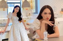 Hương Giang diện váy xinh như công chúa thả dáng 'sống ảo' bên trong biệt thự đậm mùi tiền