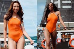 Áo tắm Miss Grand 2021 'dìm hàng' thí sinh quá sức, đến Thùy Tiên cũng suýt mất điểm