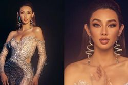 Thùy Tiên khoe váy dạ hội lấy cảm hứng từ dải ngân hà cho Bán kết Miss Grand International