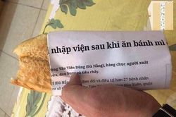 'Mắc nghẹn' mảnh giấy gói đồ ăn 'bá đạo', chỉ Việt Nam mới có